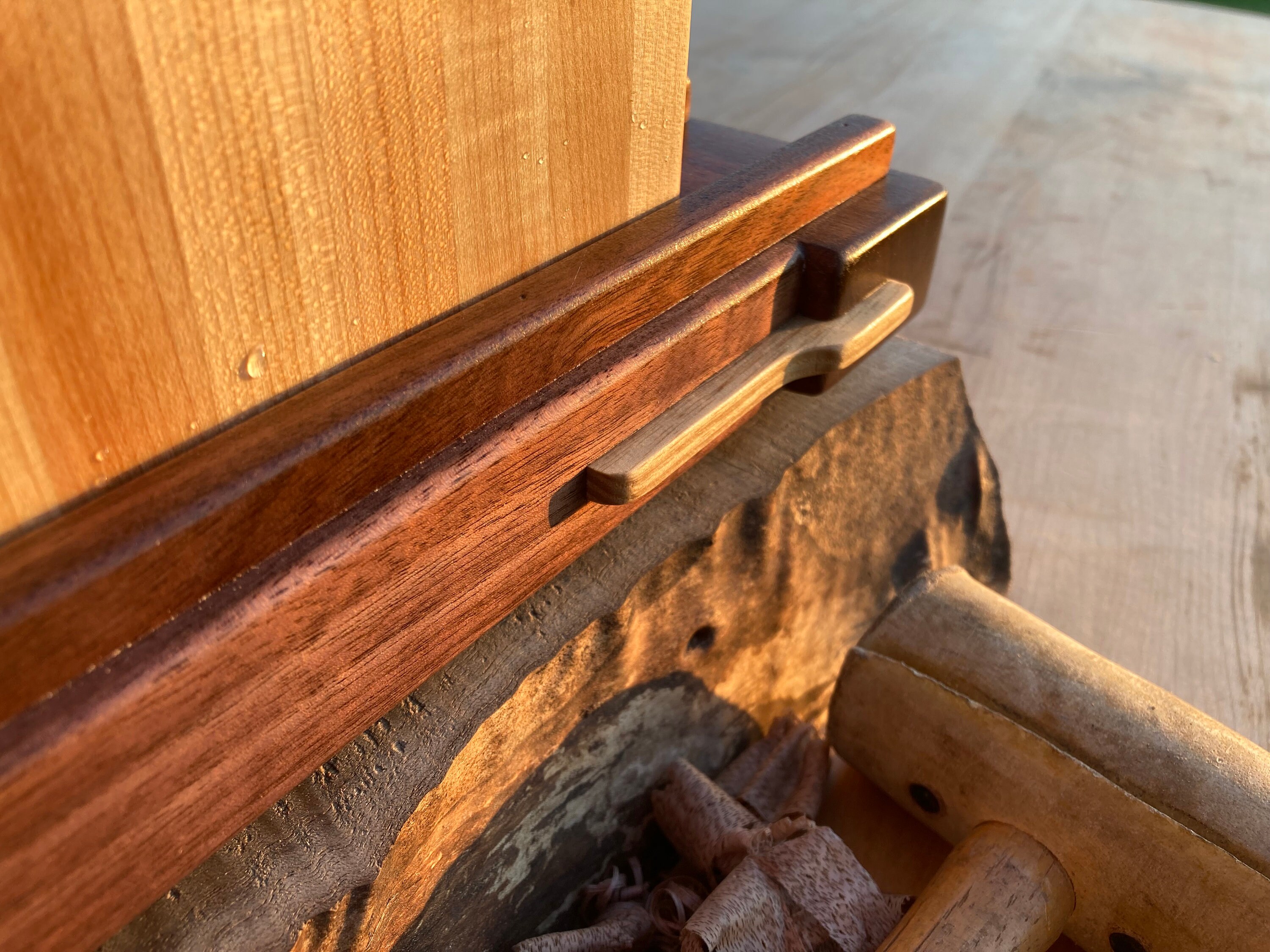 Greene & Greene Wall Mount Cutting Board Holder Etsy