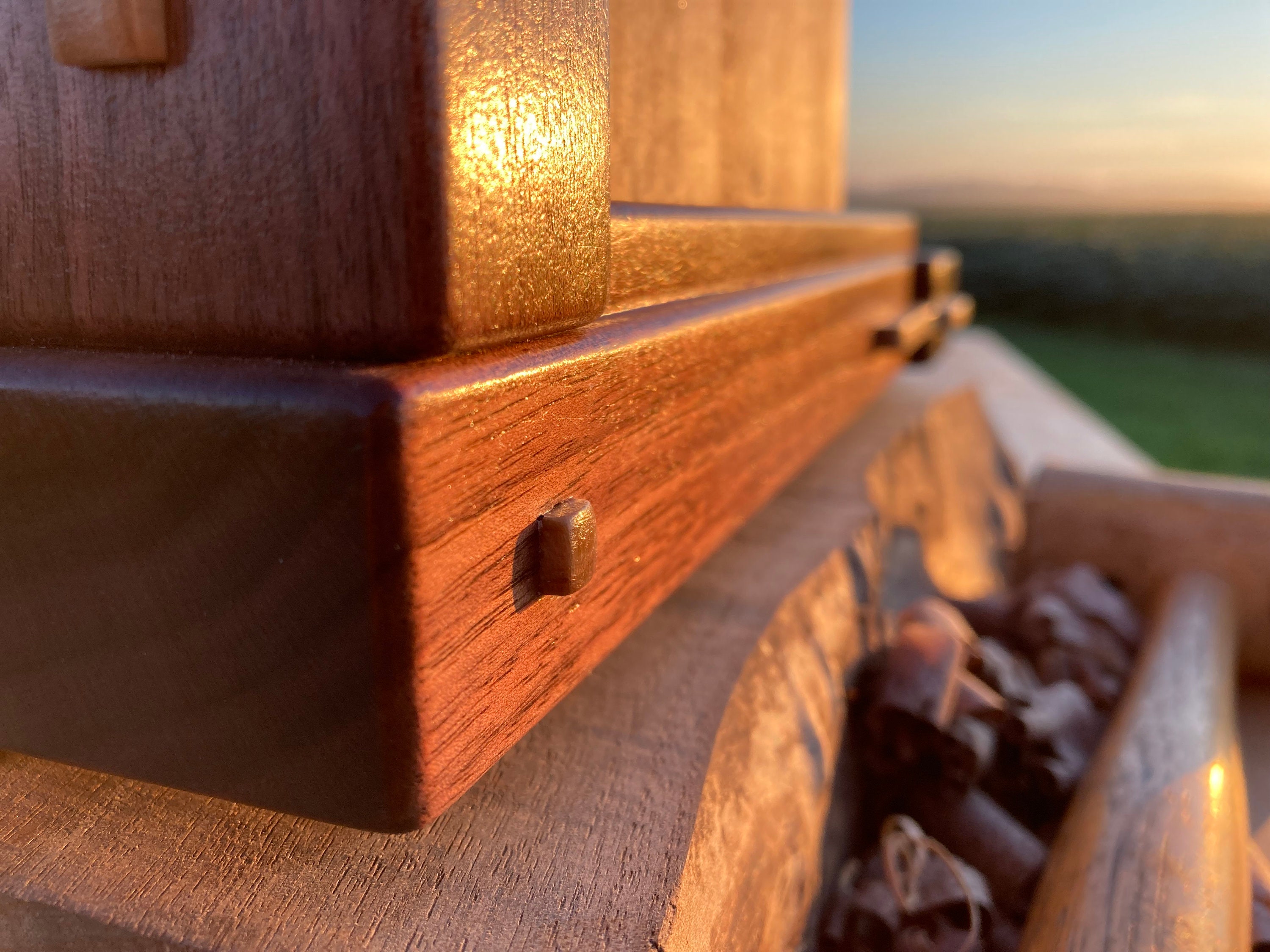 Greene & Greene Wall Mount Cutting Board Holder Etsy