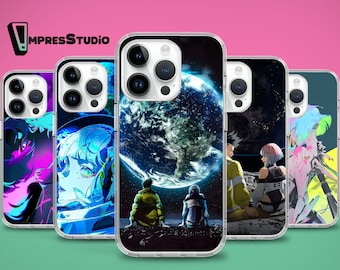 Funda de teléfono Cyberpunk Anime Comics para iPhone 17 Air 16e 16 15, funda para Samsung S25 S24 FE A16 A55, funda para Pixel 10, funda para Pixel 8 Pro