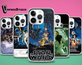 Star Wars Movie Poster phone case for iPhone 17 Air 16e 16 15 case for Samsung S25 S24 FE A16 A55 case for Pixel 10 case for Pixel 8 pro