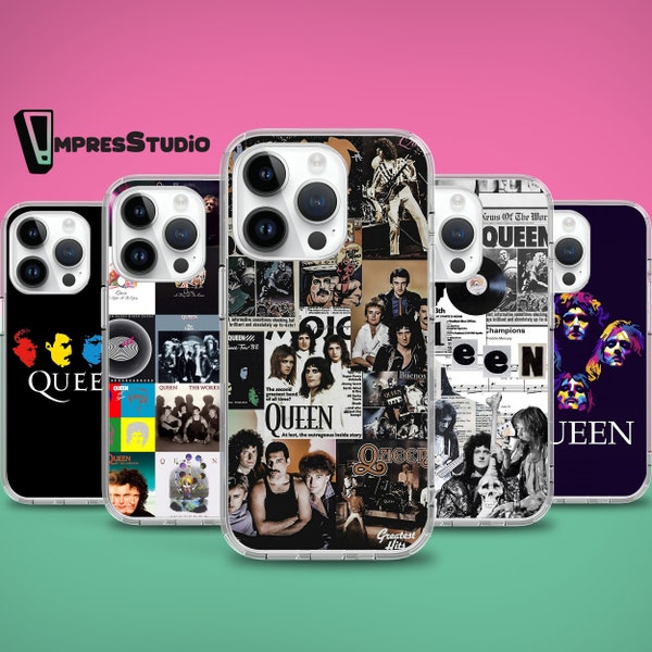 Queen Rock Band Handytasche für iPhone case 15 14 13 12 11 case for Samsung S24 S23 FE S22 Ultra A55 A35 A15 case for Pixel 8 pro