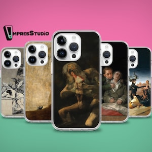 Custodia per telefono Francisco Goya Painting per iPhone 16e 16 15 14 13 12 custodia per Samsung S25 S24 FE A16 A54 custodia per Pixel 9 8 7