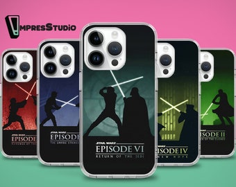 Star Wars inspired Graphic phone case for iPhone 17 Air 16e 16 15 case for Samsung S25 S24 FE A16 A55 case for Pixel 10 case for Pixel 8 pro