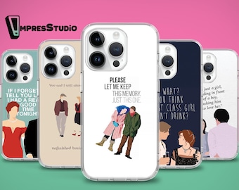 Funda para teléfono con cita de películas románticas clásicas