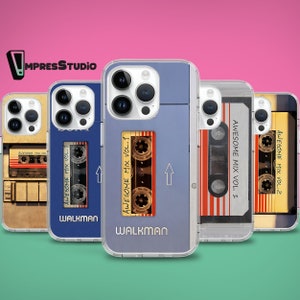 Sternfürst Kassettenspieler Handytasche Hülle für iPhone 16e 16e 16 15 14 13 12 Hülle für Samsung S25 S24 FE A16 A55 A35 A15 Case for Pixel 8 pro