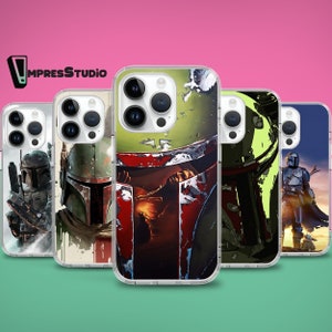 Star Wars Boba Fett Handyhülle für iPhone 16e 16 15 14 13 12 hülle für Samsung S25 S24 FE A16 A55 A35 A15 Hülle für Pixel 8 pro