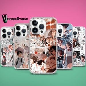 Japanese Anime phone case for iPhone case 15 14 13 12 11 case for Samsung S24 S23 FE S22 Ultra A55 A35 A15 case for Pixel 8 pro