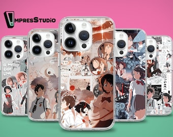 Japanese Anime phone case for iPhone 17 Air 16e 16 15 case for Samsung S25 S24 FE A16 A55 case for Pixel 10 case for Pixel 8 pro