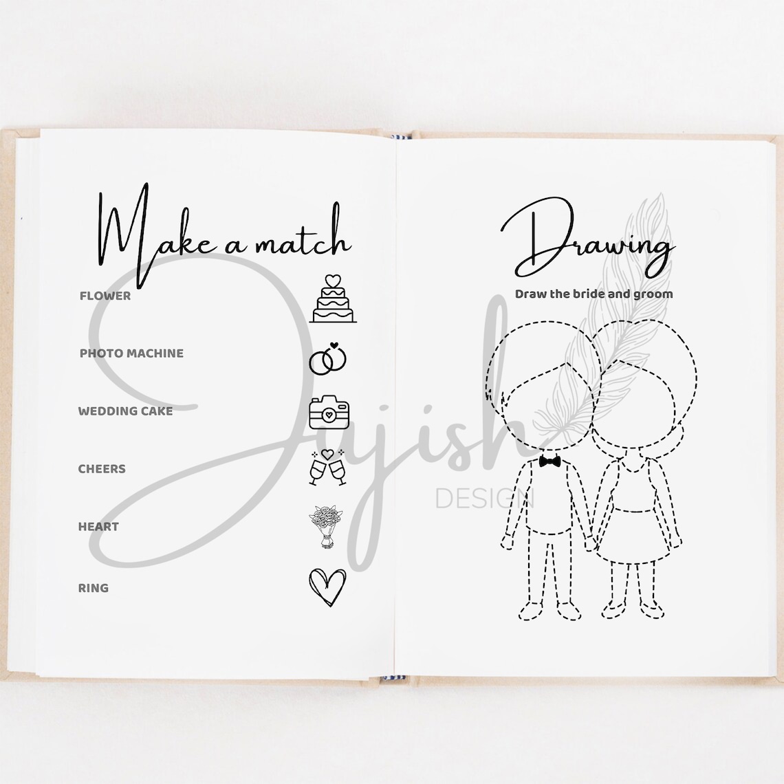 Wedding Activity Book and Coloring Pages Printable Colouring - Etsy