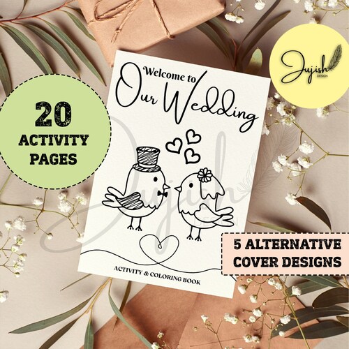 Printable Wedding Activity Pages book - Etsy