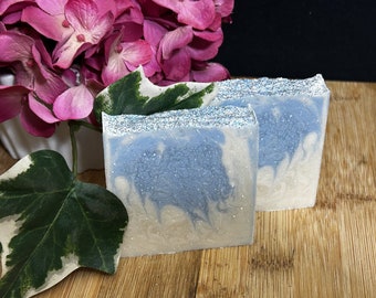 Cotton Clouds Handmade artisan soap, fresh soap, cold processed soap bar