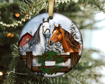 Christmas Horses Ornament Png Sublimation Design, Christmas Ornament Png, Merry Christmas Png, Christmas Horse Ornament Png,Digital Download