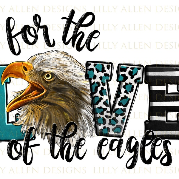 Western For The Love Of The Eagles Png Sublimation Design, Eagle Png, Leopard Love Eagle Png, Eagle Clipart, Wild Animals Png Downloads