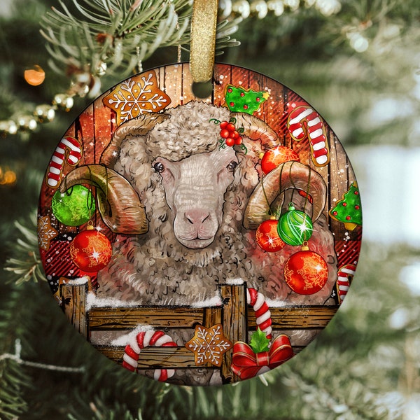 Christmas Merino Wool Sheep Png Sublimation Design, Christmas Ornament Png, Merino Wool Sheep Png, Merry Christmas Png, Digital Download