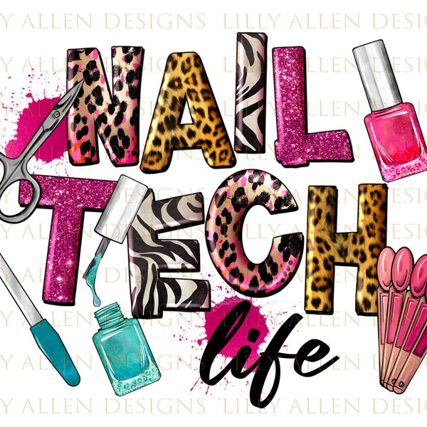 Western Nail Tech Life Png Sublimation Design, Nail Tech Life Png, Nail Tech Equipment Png, Nail Tech Clipart, Western Nail Tech Png Télécharger