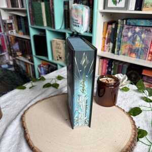 War of Lost Hearts Series by Carissa Broadbent with sprayed edges. Daughter of No Worlds, Children of Fallen Gods. image 5