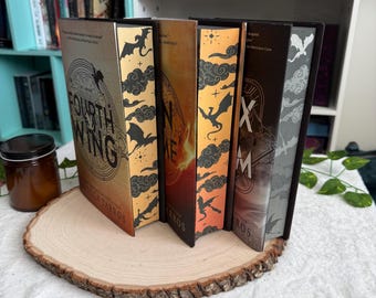 Bordes rociados de Fourth Wing / Iron Flame / Onyx Storm / Bordes digitales / Bordes rociados a mano / Serie Empyrean