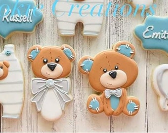Baby Bear & Rattle 2 Piece | Cookie Cutter