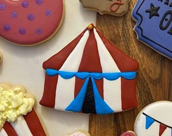 Carnival Tent Cookie Cutter