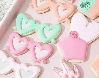 Heart Glasses Cookie Cutter