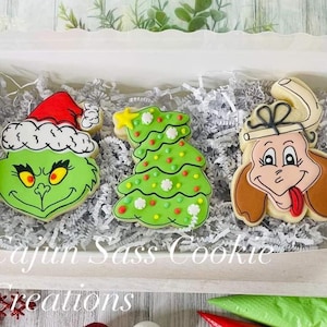 Green Christmas 3 Piece Set Cookie Cutter
