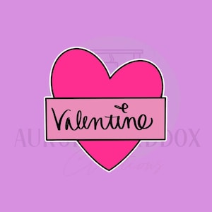 Heart Plaque #2 Cookie Cutter