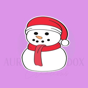 Bonnet de Noel bonhomme de neige | Emporte-pièce