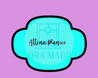 Attina Plaque | Cookie Cutter