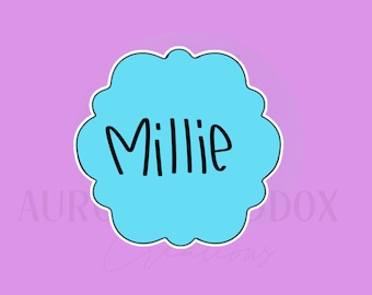 Millie Plaque | Cookie Cutter
