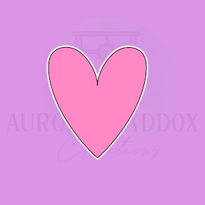 Long Heart Cookie Cutter