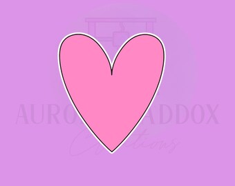 Long Heart Cookie Cutter