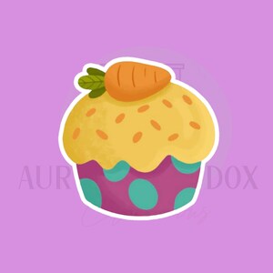 Carrot Cupcake Cookie Cutter