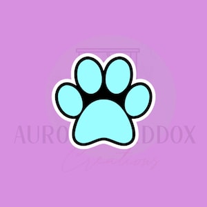 Paw Print #2 Cookie Cutter;