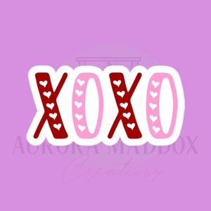 XOXO Plaque Cookie Cutter