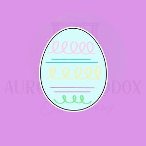 Easter Egg #3 Cookie Cutter