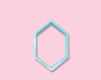 Cortador de galletas con forma de placa hexagonal