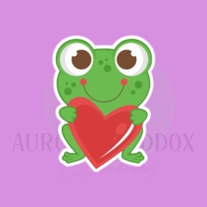 Frog Valentine Cookie Cutter
