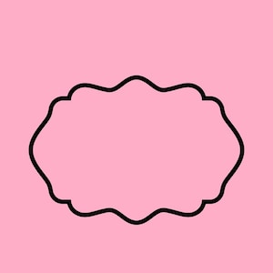 Vint Plaque Cookie Cutter