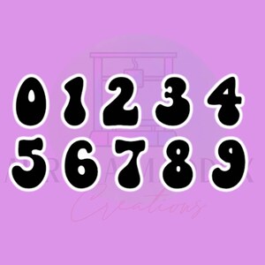 Retro Numbers | Cookie Cutter