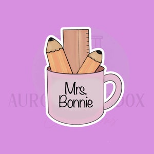 Teacher Cup Cookie Cutter