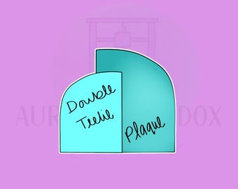 Double Teelie Plaque | Cookie Cutter