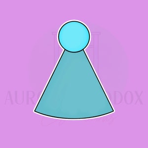 Party Hat #3 Cookie Cutter
