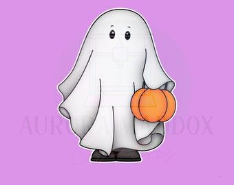 Ghost Pumpkin Trick or Treat Cookie Cutter