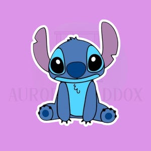 Blue Alien-Monster Sitting Cookie Cutter