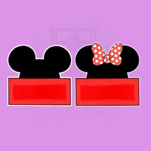 Mouse Plaque Set | 2 Piece | Cookie Cutters