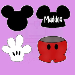 Mouse Set | 4 Piece | Cookie Cutters