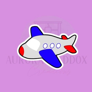Airplane #2 Cookie Cutter