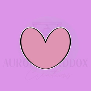 Cute Heart #2 Cookie Cutter