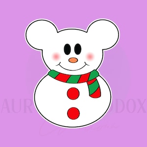 Mouse Snowman | Cookie Cutter