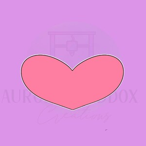 Low Heart Cookie Cutter